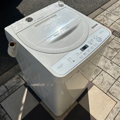 SHARP 5.5kg洗濯機　ES-GE5D-W 2020年製