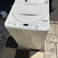 SHARP 5.5kg洗濯機　ES-GE5D-W 2020年製