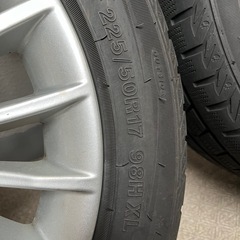 BMW純正アルミホイール 17インチ タイヤは225/50 R17