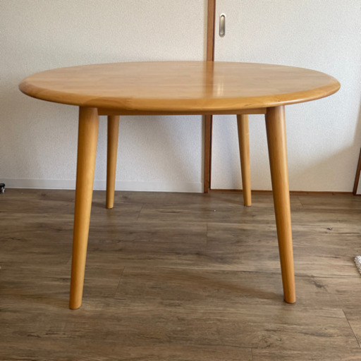 大川家具　ラウンドテーブル