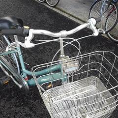 中古自転車３２１１　前後タイヤ新品！ブリヂストン　アルベルトロイヤル　AR75L6  27インチ  内装５段ギヤ　ベルトドライブ　アルミフレーム　Wロック