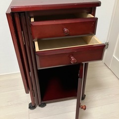 桜の木 折りたためる机