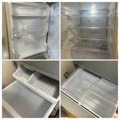 SHARP シャープ 冷蔵庫SJ-W351D-S 2017年製 両開きドア