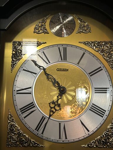 CITIZEN シチズン クォーツ式 ホールクロック 柱時計 大型 美品