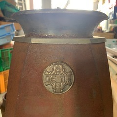 福禄　石炭　薪ストーブ　だるまストーブ　昭和レトロ　アンティー　ストーブ 古民具　骨董　別荘　冬支度　暖房　キャンプ　