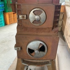 福禄　石炭　薪ストーブ　だるまストーブ　昭和レトロ　アンティー　ストーブ 古民具　骨董　別荘　冬支度　暖房　キャンプ　