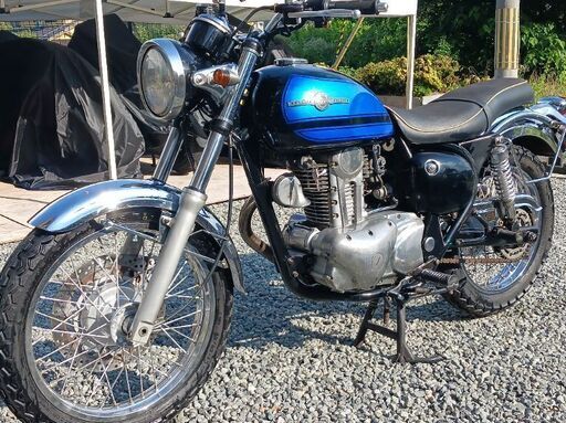 エストレヤBJ250A.始動動画.好調.タイヤ交換