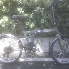 整備済み中古自転車　20インチ　税別￥14.800-　ジープ　外装６段　折り畳み自転車　マットグリーン824