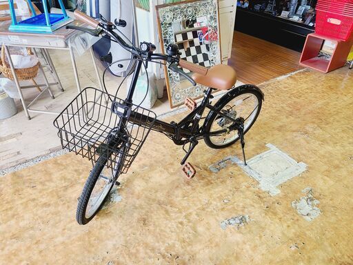 折りたたみ自転車 20インチ 6段変速 前カゴ付き GEOCROSS 折りたたみ自転車20インチ自転車 折りたたみ自転車 20インチ 6段変速