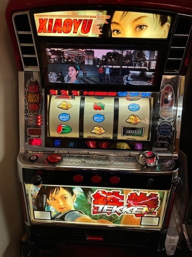4号機 初代 鉄拳 シャオユウパネル  山佐  コイン不要機  パチスロ