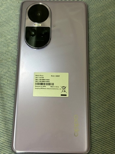 10/6発売 oppo reno10pro 5g 新品未使用 都内即日お手渡し可