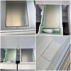 洗浄 除菌済み】配送無料♬426㍑ フレンチドア 観音扉 6ドア 大