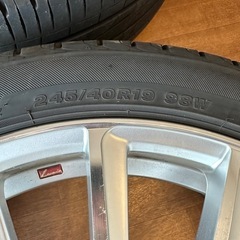 値下げしました！30前期アルファードに履いていた タイヤホイールセット