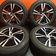 【GOODYEAR ICENAVI SUV 235/55R18】スタッドレス【MAK ストックホルム 18インチ 8J5HPCD108+45】バリ溝 VOLVO ジャガー等　(VTM056) GOODYEAR ICENAVI SUV 235/55R18】スタッドレス【MAK ストックホルム