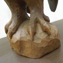 木彫 フクロウ ふくろう ふくろうの置物 不苦労 縁起物 彫刻 オブジェ 