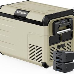 EENOUR 車載ポータブル冷蔵庫 D35(35L)　バッテリー2個付き