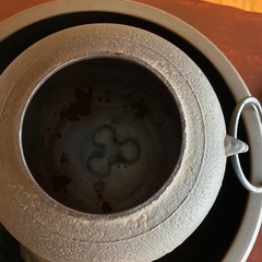 茶道具　鉄製電気釜一式