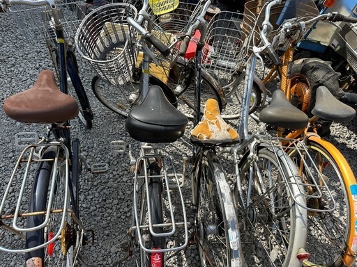 自転車を10台まとめて引き取ってくださる方、、、業者さん大歓迎です。