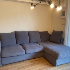 IKEA イケアGRONLID グローンリード 3人掛けソファベッド 寝椅子付き