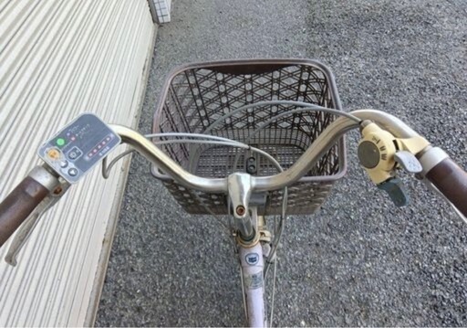 電動自転車 電動アシスト自転車 PAS With 26インチ マットナチュラル