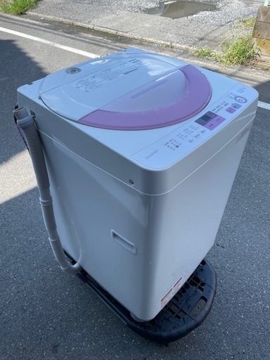 f●■SHARPシャープ・全自動洗濯機６kg【ES-GE6A-P】
