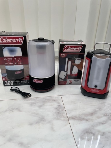 コールマン　キャンプ用品　ランタンスピーカー