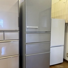 激安販売!! 人気のミドルサイズ!! 355L AQUA 4ドア冷蔵庫 右開き 2019年 AQR-36H(S) 家電 キッチン家電 冷蔵庫