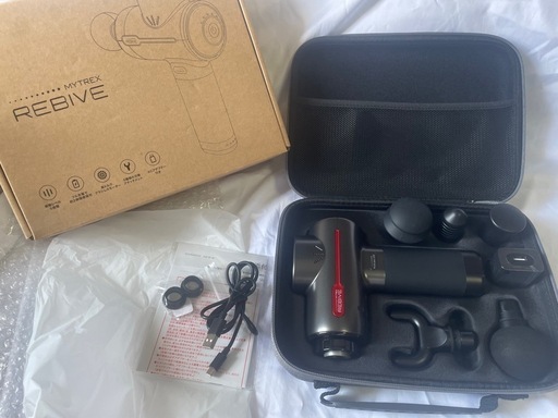 配送可　マイトレックス　リバイブ　MYTREX REBIVE MT-RBV22マッサージガン グレー