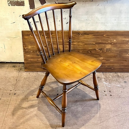 【売約済み】【武蔵小山店】 ERCOL ファンバックチェア ゴールドラベル 英国 イギリス アーコール ウィンザーチェア クラッシック チェア 椅子 ヴィンテージ コームバックチェア イス エルム ブナ材  運搬無料エリア有 / 品川区 リサイクルショップ ランバールーム 武蔵小山店  ◀︎ 武蔵小山パルム 戸越銀座 隣
