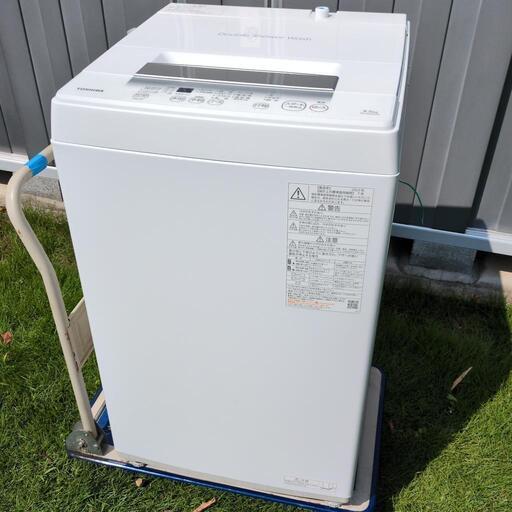 配送可✨極美品✨2023年製　TOSHIBA 4.5kg　風乾燥機能付き＆取説付き❗️全自動洗濯機✨クリーニング済み✨