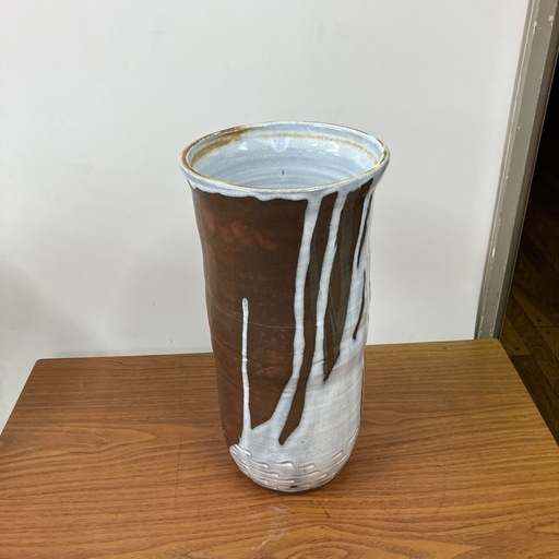 A2408-648 傘立て 陶器 汚れあり　中古