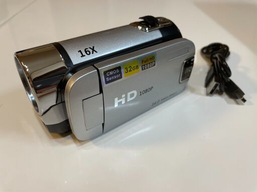②新品・未使用Full HD デジタル ビデオカメラ1080P32GBCOMOS Sensorゴルフコンペの賞品