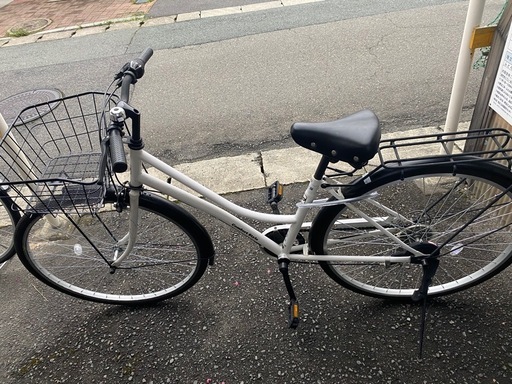 自転車 白 \n