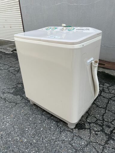 ★動作〇 洗浄済★ 二層式洗濯機 AQUA AQW-N350 つけおき洗いタイマー タフト毛布も洗濯可能 風呂水専用給水口 洗濯機
