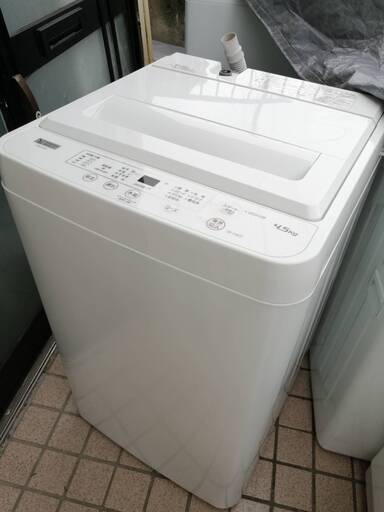 2022年製 ヤマダオリジナル YWMT45H1(アーバンホワイト) 全自動洗濯機 上開 洗濯4.5kg
