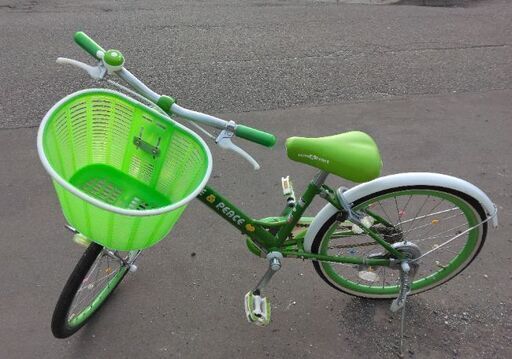 20インチ  子ども用 自転車 7480円 鍵新品 ライト付 安心の新規防犯登録料込み 371