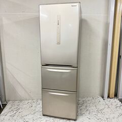 19403 Panasonic 大容量3D冷蔵庫 自動製氷 2017年製 365L ◇大阪市内