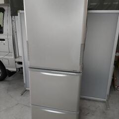 SHARP 3ドア冷凍冷蔵庫 SJ-W352D どっちもドア 2018年製