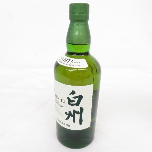 白州 10年 シングルモルトウイスキー 180ml 新品未開栓 希少　サントリー 白州 10年 シングルモルトウイスキー 180ml 新品未開栓 希少 サントリー