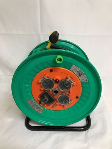 【北見市発】日動工業株式会社 コードリール NW-EB33 30M 工事現場 DIY 屋外用 (D5994awraY)