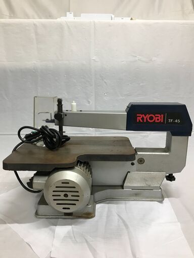 【北見市発】リョービ RYOBI 卓上糸ノコ盤 TF-45 1993年製 電動工具 DIY 木工 (D5998ashtY)