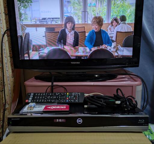 ⑧SHARP ブルーレイレコーダー BD-W560【完動品】