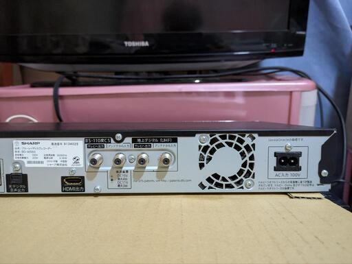 ⑧SHARP ブルーレイレコーダー BD-W560【完動品】