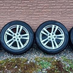 エルグランド純正ホイールタイヤセット売ります‼️早い者勝ちです☝️不要になった為売ります❗️