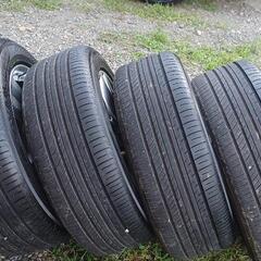 エルグランド純正ホイールタイヤセット売ります‼️早い者勝ちです☝️不要になった為売ります❗️