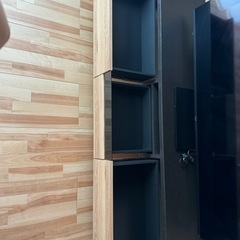 テレビボード　テレビ台　北欧　木製　美品180センチ-Rare Earth Blend ケーブル加工済み