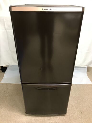 【北見市発】パナソニック Panasonic ノンフロン冷凍冷蔵庫 NR-B147W-T 2015年製 138L ブラウン 一人暮らし ⓶ (E3000wY)