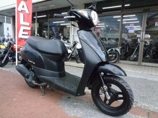 NO.5127　スズキ　レッツ４サイクルエンジン　フューエルインジェクション ブラック☆彡
