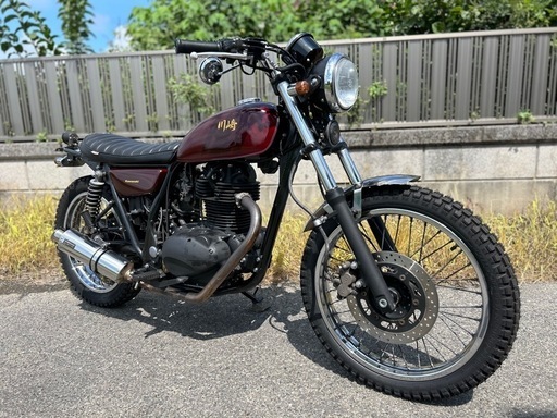 ⭐️250TRカスタム車⭐️チェーン・ハンドル・ミラー・プラグなど新品⭐️快調⭐️