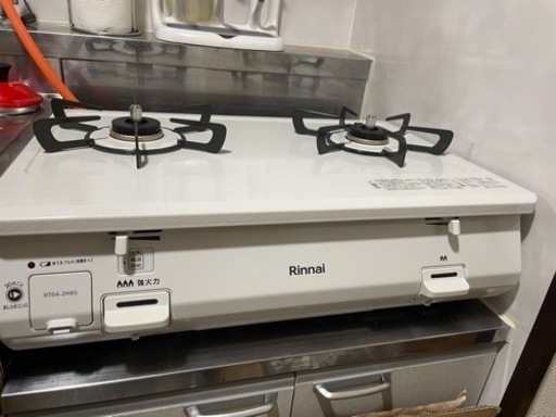 Rinnai ガスコンロ　プロパン　美品　購入1ヶ月未満